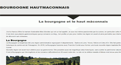 Desktop Screenshot of bourgogne-hautmaconnais.fr
